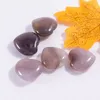 Natural Crystal Stone Party Favor Heart Shaped Gemstone Ornaments Yoga Healing Crafts Decoration 25MM CCF6025