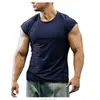 Men's T Shirts Compression Sleeveless T-Shirt Gym Fitness Training Suit Comfortable Quick-Drying Breathable