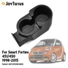 업그레이드 된 자동차 음료 마운트 센터 콘솔 더블 컵 홀더 Smart Fortwo 451/450 1998-2015 주최자 A4518100370