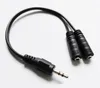 Audio Cables, 1/8" 3.5mm Stereo Male to Dual 3.5 Female Plug Headphone Mini Jack Splitter Y adapter Connector Cable/10PCS