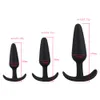 Massagem 3 pcs brinquedos sexuais anal para homens mulheres pretas butting buttner erótico silicone adulto produtos massageador de próstata