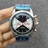 Fashion Mens watch 42mm quartz movement watches stainless steel deisgner leather belt wristwatch for men watches5102371