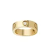 Designer Jewelry Love Gold ring voor heren dames luxe sieraden roestvrij staal zilver rose gouden minnaarfeest bruiloft verloving m297E