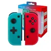 Manettes de contrôleur sans fil Bluetooth pour Switch Joy, Console gauche droite, Joystick, fonction Bluetooth rouge et bleue