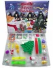 24 pièces ensemble jouets de noël calendrier de l'avent boîte aveugle cadeaux jouet simple pousser bulles enfants cadeau de noël EEA5593001