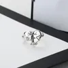 Diseñador de lujo Joyas AMOR Estilo retro Flor Pájaro Letras Marca de moda Anillos de plata Anillo de fiesta para mujer para hombre Anillos de compromiso para mujer