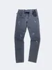 Designer męski Jeans High Street Size 29-40 Rock Revival Umyj się splicing z vintage Pants klasyczny spersonalizowany motocyklista elastyczność de2952