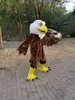 Immagine reale Costume della mascotte dell'aquila Vestito operato dal personaggio dei cartoni animati