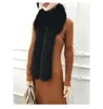 Ms.MinShu Genuine Fox Fur Lenço com caudas Natural Fox Fur Collar Moda Mulheres Inverno Cachecol Real Fox Fur Collar H0923