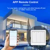 Smart Home Control Zigbee Switch Travaillez avec Alexa Google Assistant 2MQsetup UE 110V 220V 10A Butter à bouton-poussoir Controller8180091