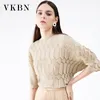 VKBN Spring and Summer s Large Size Short Sleeve Shirt Women Round Neck Loose T-shirt Women Fashionable Folds Korean Clothes 210507
