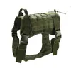 Tactical Dog Harness Leash Set Military No Pull Pet Training Vest Collars For Medium Large Dogs Outdorr Hiking Molle Lead Chest St183O