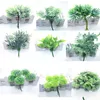 장식 꽃 화환 6 Pièces Artificielle Fausse Fleur Faux Herbe Mariage Décoration de Noël Couronne à La Main Accessoires Plantes