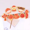 20pcs Resin Components Hairpin Accessories Sticker Patch Decor DIY Mobile Phone Case Accessories Enamel Charms Christmas Ornaments
