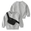Hoodies moletons de bolso da frente de esportes de esportes de outono Spring Spring Toddler Tshir Cotton Tops Tees Winter Children Jacket