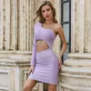 Elegant Bandage Dress Summer Women Hollow Out Arrival Fashion Party Club Sexy Bodycon Ladies Clothing 210515