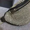 Kadın Attica Taklidi Bel Çantaları Mini fanny paketi Zip Bölmesi Tasarımcı Bayan Ayarlanabilir Bisiklet Zinciri Askı Çantası