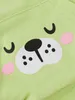 Sweat-shirt avec motif de dessin animé pour bébé, motif oreilles 3D, pantalon de survêtement imprimé pattes, ELLE