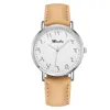 Ladies Arabic Digital Watches Leather Unique Quartz Watch Clock Montre de luxe Multiple Colour