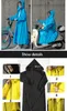 Impermeabile lungo da donna/uomo Giacca antipioggia Cerniera impermeabile Poncho con cappuccio Bicicletta Moto Abbigliamento antipioggia Viaggi Campeggio Escursionismo Poncho Cappotto antipioggia per adulti