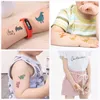 Söt djur temporära tatueringar Tatoo klistermärken Vattentät klistermärke Färgrik Bady Art Design Skin Decor för pojke och flicka