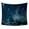 Tapestries Star Silhouette Print Tapestry Camping Travel Beach Handduk Rum Estetisk Dekorativ Tyg Väggmålning