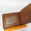 2021 varumärke Wallet Luxury -Sell Design Card Holder Bag Fashion Simple Coin Purse Designer Herrläder Korthållare WI244F