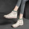 Sandales Johnature chaussures en cuir véritable femmes bottes d'été 2021 rétro couleurs bonbon plat avec creux à la main dames