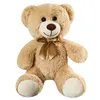 35 cm carino colorato papillon orso bambola peluche abbraccio orso bambola bambini regalo di compleanno bambola di pezza orsacchiotto casa soggiorno camera da letto Q0727