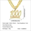 Pendant Necklaces Men Hip Hop Jewelry Number 1000 Necklace With 13mm Miami Cuban Chain Iced Out Bling Hiphop Jewlery Neckless Male221z