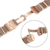 20mm 22mm 24mm Breite Uhrenarmband Edelstahlbänder Gold/Roségold/Blau Ersatzarmband Federstege Uhrenzubehör H0915