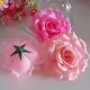 200 pcs 10cm Simulado Rose Head 20Colors Tecido Artificial Seda Rosa Cabeça Diy Decor Videira Casamento Arco Wall Wall Flower Acessório