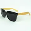 Fashion Wood Sunglasses Cool Black Lenses Bamboo Sun Glasses Women Designer Eyewear 4 Colors 12pcs/lot