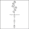 Altri gioielli per il corpo 1Pc Sexy Dangling Navel Belly Button Rings Piercing Brincos Crystal Drop Opal Consegna 2021 Udjt4