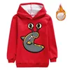 Hoodies & Sweatshirts Children Clothing Teenager Warm Pullover Winter SLOGOMAN HOODY Velvet Kids Hoodie Sweatshirt Girls Boys Long Sleeve Pr