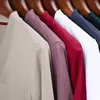 En Kaliteli 95% Pamuk 5% Spandex Marka Tops Yaz T Gömlek Erkekler Için V Yaka Düz Kısa Kollu Rahat Moda Erkek Giysileri 210726