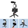 Trépieds Téléphone DSLR Camera Vlog Trépied Vlogging Kit pour télécommande Microphone LED Holder Interview Live YouTube Loga22