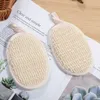 Exfoliating Imitation Loofah Pad Bath Spa Body Scrubber Sisal Fiber Shower Sponge Back Brush for Men Women PHJK2112