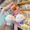 New Cute Funny Well-behaved Baby Buddha Series Key Chain Cartoon Car Bag Pendant Keychain Charm Gift Keyring for Couple Kid Toys G1019