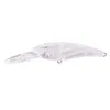 50pcs 9cm 62g appât non peint leurre de pêche corps blanc bricolage manivelle Swimbait faux appâts299C5947326