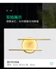 Wall Lamp Brass Gold LED Lamps Nordic Bathroom Mirror Headlight Bedroom Living Room Staircase Decor Sconces Lights Lighting