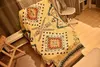 Coperta in stile etnico messicano India Tappetino da picnic creativo Totem geometrico Arazzo Divano Cuscino nappa bohémien