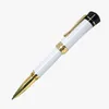 GIFTPEN Classic Signature Balpen Wit Metalen HouderNoble Gift Luxe Rollerbalpennen Vloeiend Schrijven Goede Geschenken met logo308y