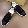 The burberyity High Original Perfect Men Recovery Casual Iafah Leather Fashion Mens Sneakers Quality Shoes Class Plaid Luxury Genuine