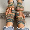 Kadın Sandalet Esnaf Flip-Flop El Yapımı Yunan Tarzı Çevirme Flop Kadın Sandalet Streetwear Moda Ayakkabı Kadın Chaussures Femme C0410