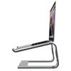 Laptop Stand Aluminium Notebook Hållare Dator Riser Tillbehör Ergonomisk Desktop Kylfäste för 10-15.6 "Bärbara datorer 1XBJK2105