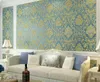 Modern damast behang wallpapier reliëf textureerde 3D muur bedekking voor slaapkamer woonkamer thuis decor