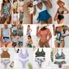 2022/2021 Plus de 400 styles de maillots de bain pour femmes sexy deux pièces maillot de bain triangle dame soutien-gorge rembourré une pièce mode bikini à fleurs