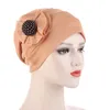 Beanie/Kafatası Kapakları Kadın Bayanlar Büyük Çiçek Türban Şapkaları Esnek Meapes Elastik Saç Kafa Şartı Delm22