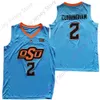 Personnalisé Oklahoma State OSU Basketball Jersey NCAA College Isaac Likekele Keylan Kalib Boone Avery Anderson III Cade Cunningham Bryce Thompson Moussa Cisse Williams